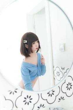 [喵糖映画] VOL.225 蓝色之夏(21P)-毛衣,萝莉