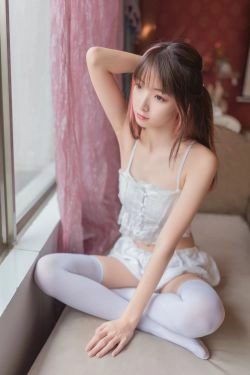 [喵糖映画] VOL.249 蕾花睡衣(49P)-少女,性感,白丝