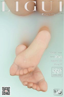 [丽柜Ligui] 香浴名莲 Model 汐汐(57P)-衬衫,浴室,湿身,美足