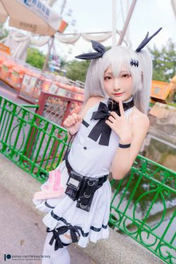 [Cosplay写真] 小丁 《Fantasy Factory》 - 2019.11 黑白 薄纱 网袜(74P)-COS