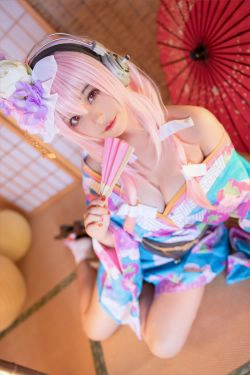 [Cosplay写真] 萌系小姐姐蜜汁猫裘 - 索尼子和服(19P)-COS