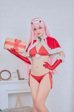 [Cosplay写真] Azami福利 - Zero Two X-Mas(27P)-COS