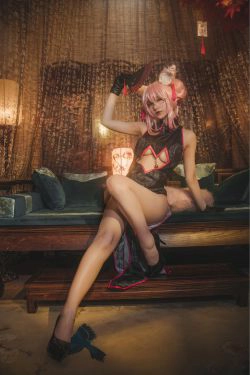 [Cosplay写真] 动漫博主铁板烧鬼舞w - 玉藻前(35P)-COS