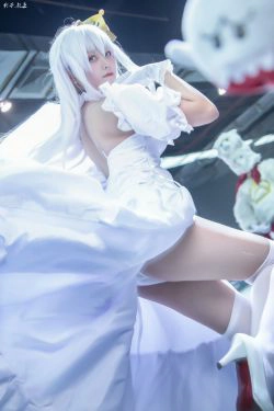 [Cosplay写真] 萌系小姐姐蜜汁猫裘 - 幽灵姬(10P)-COS