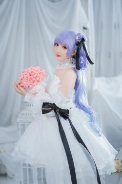 [Cosplay写真] 可爱人气Coser面饼仙儿 - 独角兽婚纱(14P)-婚纱