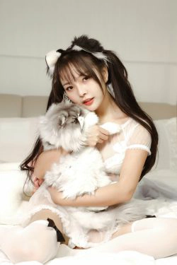 [Cosplay写真] 苏嫣嫣阿姨 - 白色猫耳头饰(10P)-猫女