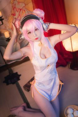 [Cosplay写真] 动漫博主水淼aqua - 索尼子 旗袍(9P)-COS