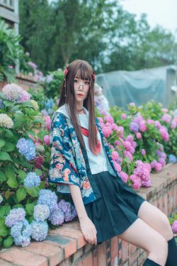 [Cosplay写真] 清纯少女五更百鬼 - 无尽夏日(6P)-清纯,眼镜,少女