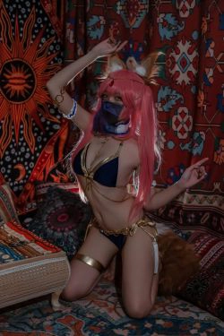 [Cosplay写真] 人气Coser二佐Nisa - 玉藻前舞娘(22P)-COS
