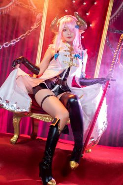 [Cosplay写真] 大眼萌妹黑猫猫OvO - 娜露梅亚(37P)-COS