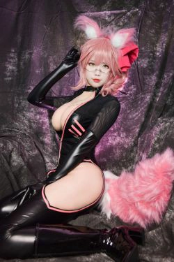 [Cosplay写真] Coser萱-KaYa - 玉藻前 皮衣Ver(15P)-COS