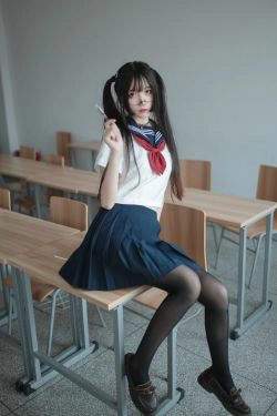 [Cosplay写真] 清纯少女五更百鬼 - 要一起学习吗(8P)-校服,萝莉,黑丝