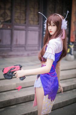 [Cosplay写真] 动漫博主南桃Momoko - DVA(9P)-COS