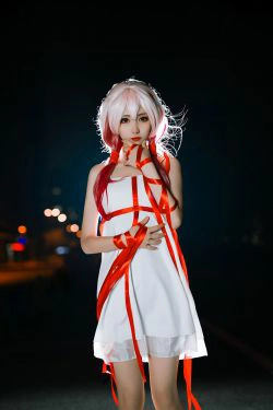[Cosplay写真] 动漫博主南桃Momoko - 楪祈白裙(9P)-COS