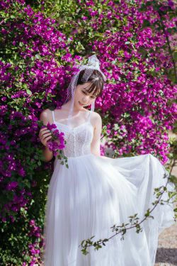 [喵糖映画] VOL.305 静夏白裙(34P)-婚纱,清纯,少女