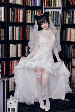 [网红COSER] 动漫博主雪晴Astra - 爱宕花嫁(18P)-COS