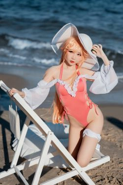 [网红COSER] 可爱人气Coser面饼仙儿 - 黎塞留(20P)-海边,COS