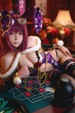 [网红COSER] 二次元妹子抱走莫子aa - 兔女郎(51P)-兔女郎,xiong