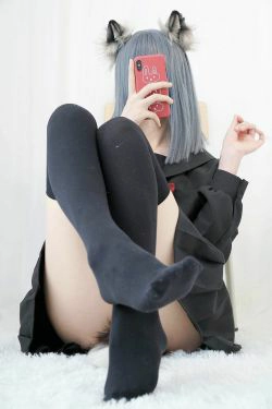 [网红COSER] 萌妹子眼酱大魔王w - 兽耳(14P)-COS