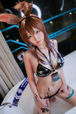 [网红COSER] COS妹子Arty亞緹 - 黑胶兔女郎(20P)-兔女郎