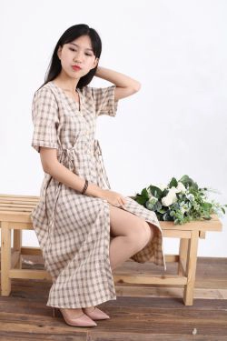 [奈丝] NO.128 小橙子 80年代的复古衬衫裙(41P)-连衣裙