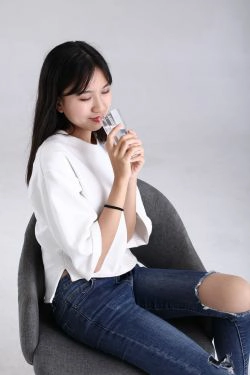 [奈丝] NO.129 小橙子 居家旅行必备良品之裤里丝(47P)-牛仔