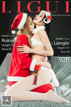 [丽柜Ligui] 网络丽人 Model 蕊蕊&凉儿(93P)-圣诞,姐妹花