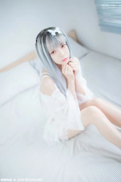 [喵糖映画] VOL.325 白色纱裙(25P)-薄纱,床上