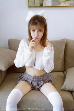 [秀人XiuRen] No.2715 周大萌(50P)-迷你裙,丝袜,猫女