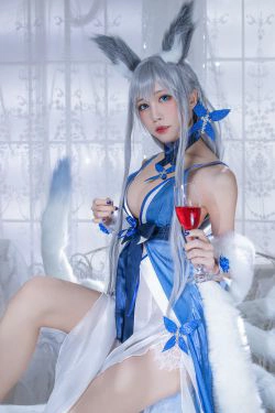 [Cosplay] 动漫博主水淼aqua - 信浓(46P)-兔女郎,COS