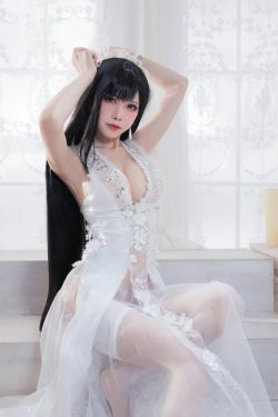 [Cosplay] 动漫博主水淼aqua - 婚纱(16P)-婚纱,白丝