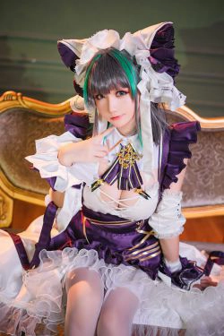 [COS福利] Coser小姐姐星之迟迟 - R-Maid《柴郡》(15P)-COS