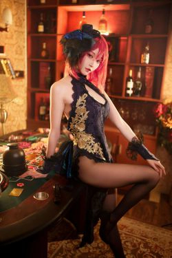 [COS福利] COS萌妹沧霁桔梗 - 黑太子(11P)-COS