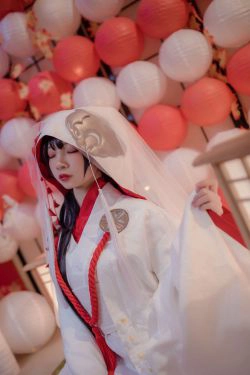 [COS福利] 人气Coser二佐Nisa - 花嫁(12P)-COS
