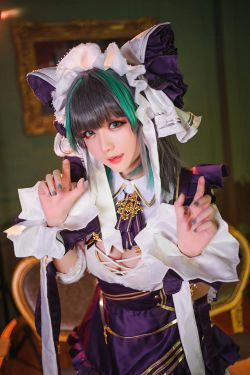 [COS福利] Coser小姐姐星之迟迟 - 柴郡 碧蓝航线(15P)-COS