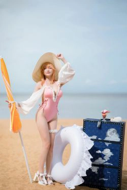 [COS福利] Coser瓜希酱福利 - 黎塞留(32P)-海边,COS