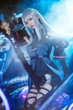 [COS福利] 萌系小姐姐木绵绵OwO - 斯卡蒂(16P)-COS
