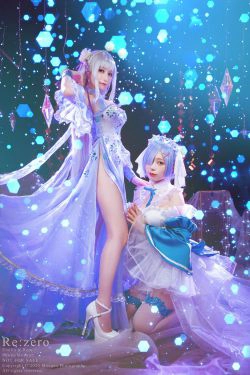 [COS福利] Miyana咪呀&紫玥桃 - 水晶连衣裙(13P)-COS