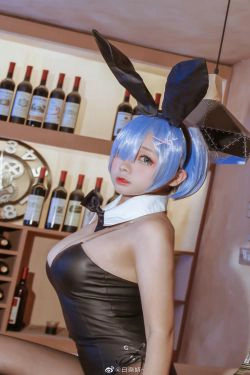[COS福利] 日奈娇 - 蕾姆兔女郎(11P)-兔女郎