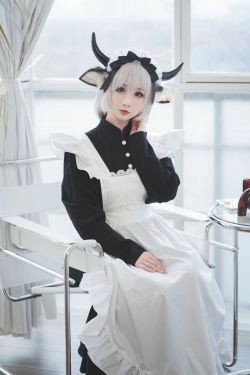 [COS福利] COS福利rioko凉凉子 - 贴心的奶牛女仆(45P)-COS