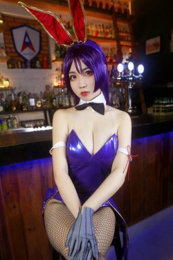 [COS福利] 啊日日_Ganlory - 奶光(30P)-兔女郎