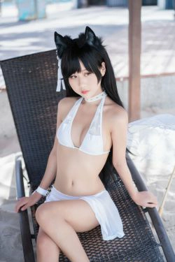 [COS福利] 阳光美少女萌芽儿o0 - 爱宕泳装(30P)-COS