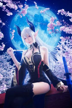 [COS福利] 长腿Coser青青子Js - 蒂雅娘(8P)-COS