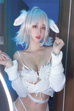 [COS福利] 斗鱼米线线sama写真 - 兔子小姐(52P)-兔女郎