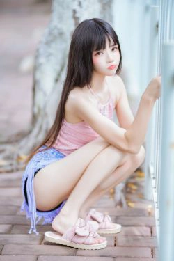 [COS福利] 桜桃喵 - 清新之独角兽(8P)-清纯,热裤,少女