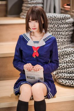 [COS福利] 动漫博主大大卷卷小卷 - 加藤惠校服(19P)-校服