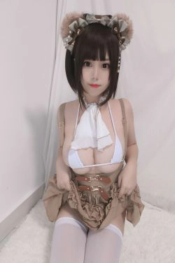 [COS福利] 萌系小姐姐蜜汁猫裘 - 小熊(103P)-巨乳,福利,xiong