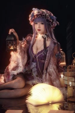 [COS福利] 小姐姐弥音音ww - 帕秋莉(40P)-COS