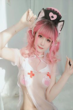 [COS福利] Coser小姐姐白银 - 猫咪护士(34P)-护士,猫女