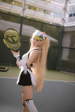 [COS福利] 动漫博主阿包也是兔娘 - 贝奇网球服(21P)-COS